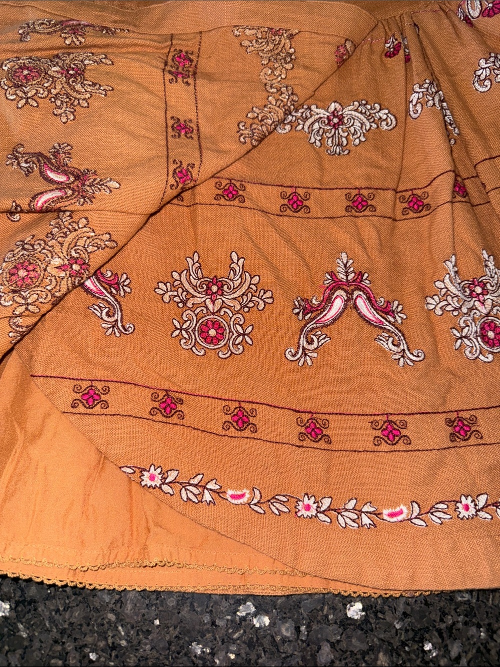 NWOT Anthropologie Meghan Embroidered Mini Skirt - Picture 8 of 11